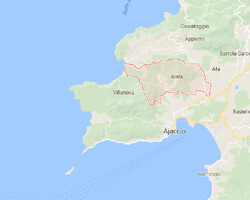 carte littoral Alata