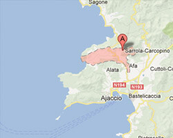 seaside map Appietto