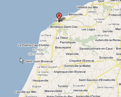 seaside map Etretat