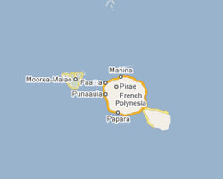 carte littoral polynesie