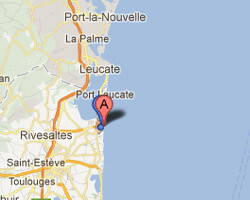 seaside map Port-Barcarès