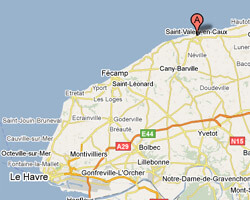 seaside map Saint-Valery-en-Caux